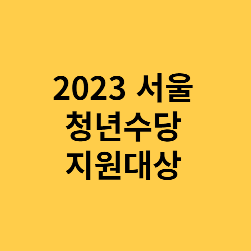 서울 청년수당