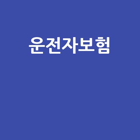 내 운전자보험, 가입부터 보장 범위까지 한 번에 확인하는 법!