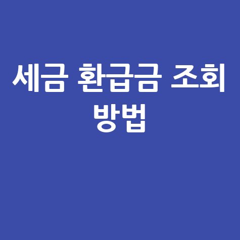 세금 환급금 조회, 모바일 앱으로 3.3% 환급받는 방법! (사이트 총정리)